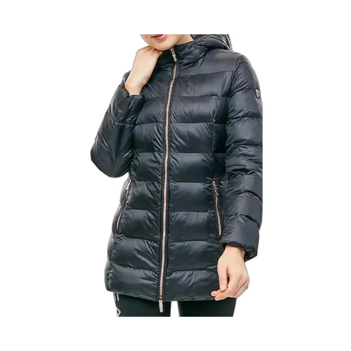 Quilted Hooded Down Jacket