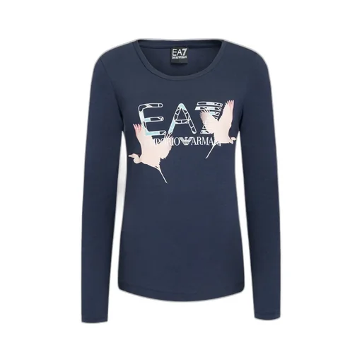 T-Shirt With Round Neck And Long Sleeves