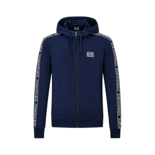 Logo Tape Zip Hoodie