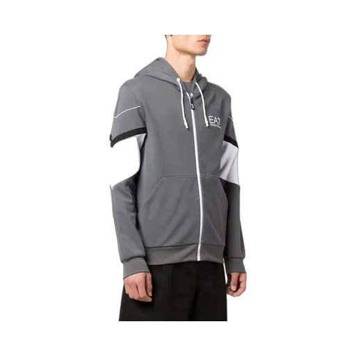 Logo-Print Zip-Up Hoodie