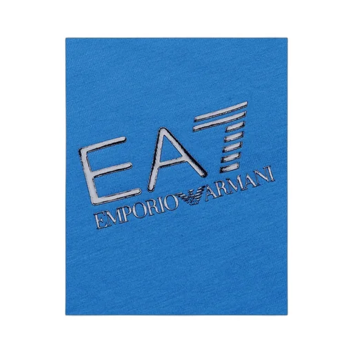 Logo Pattern Round Collar T-Shirt