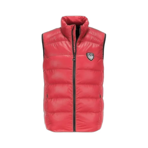 Logo Details Vest Down Jacket