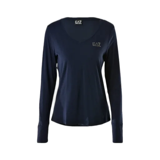 V-Neck Long-Sleeved T-Shirt