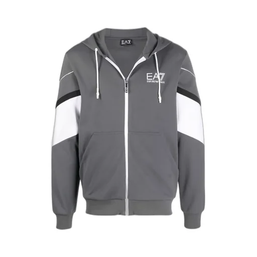 Logo-Print Zip-Up Hoodie