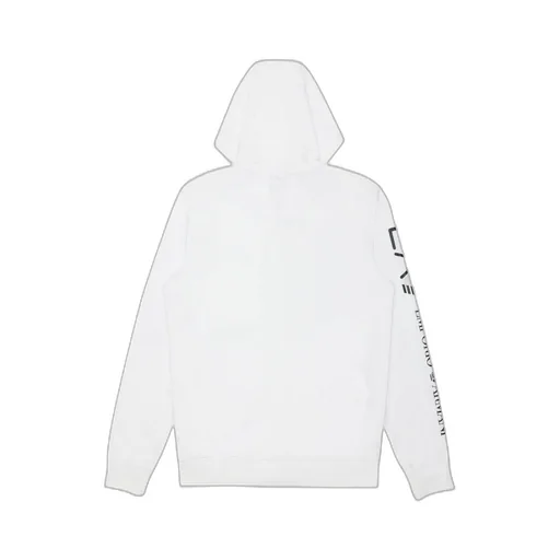 Logo Printed Hooded Casual Jacket