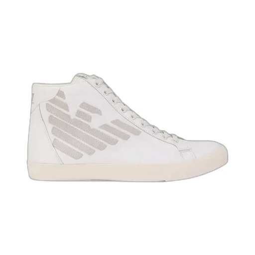High-Top Lace-Up Casual Sneakers