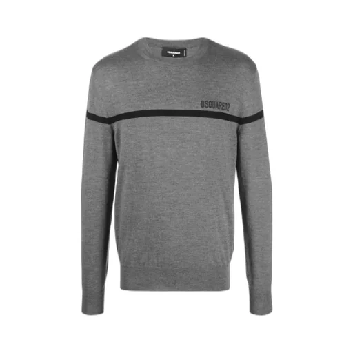Logo-Embroidered Crewneck Pullover