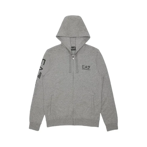 Logo Printed Hooded Casual Jacket