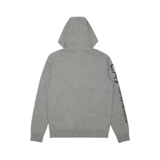 Logo Printed Hooded Casual Jacket