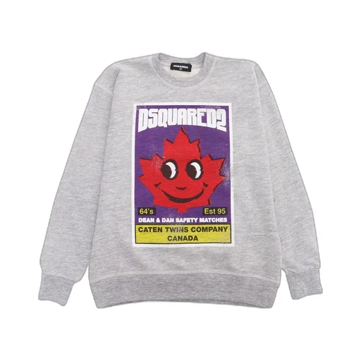 Logo-Print Detail MÉLange Sweatshirt