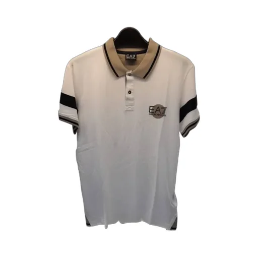 Logo Contrast Collar Polo Shirt