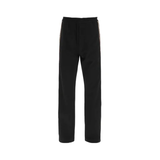 Logo-Tape Elasticated Waist Track Pants