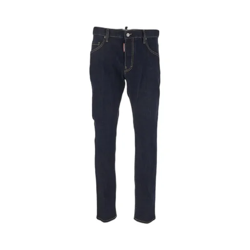 Logo Printed Slim Cut Jeans