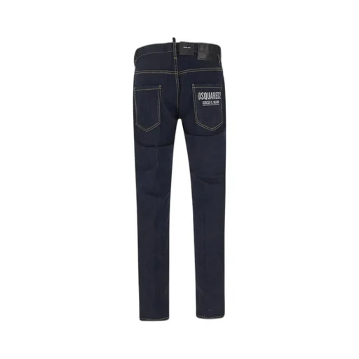 Logo Printed Slim Cut Jeans