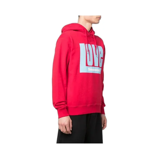 Logo-Print Hoodie Love