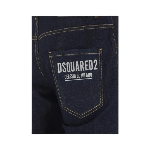 Logo Printed Slim Cut Jeans