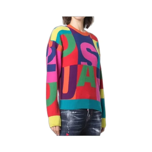 Logo Intarsia Knitted Jumper