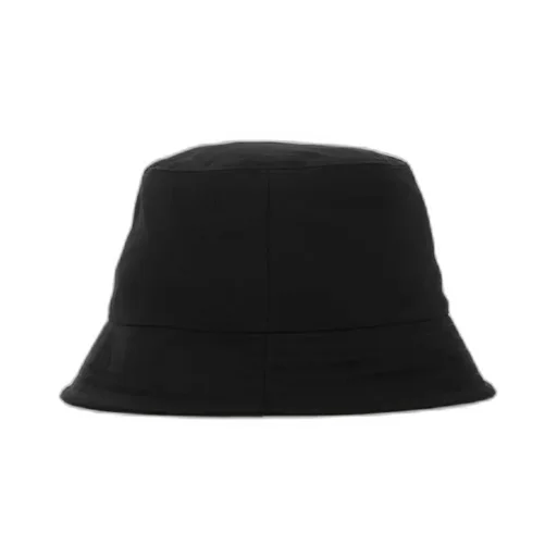 Logo Printed Wide Brim Bucket Hat