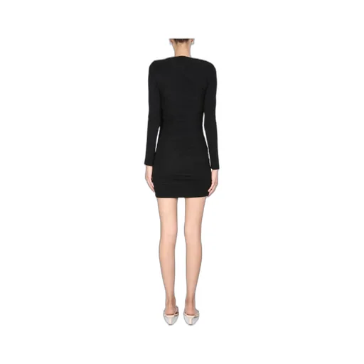 Fitted Crewneck Mini Dress