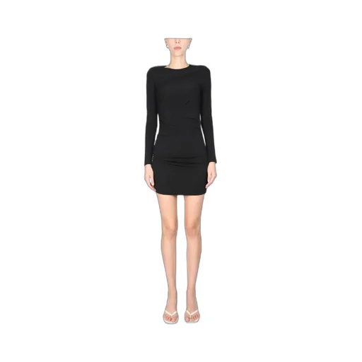 Fitted Crewneck Mini Dress
