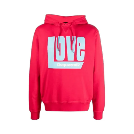 Logo-Print Hoodie Love