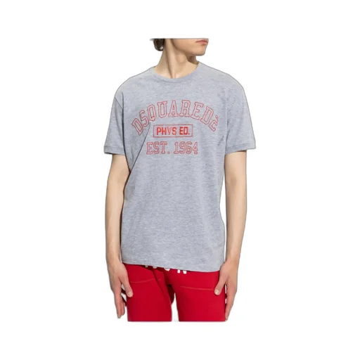 Logo Print Crew Neck T-Shirt
