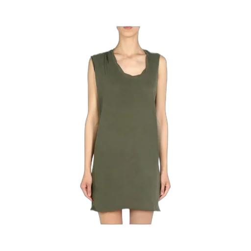 Crewneck Sleeveless Mini Dress