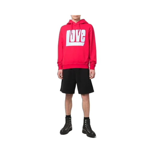 Logo-Print Hoodie Love