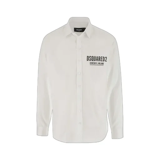 Logo Printed Button-Up Shirt