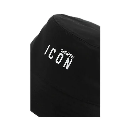 Logo Printed Wide Brim Bucket Hat