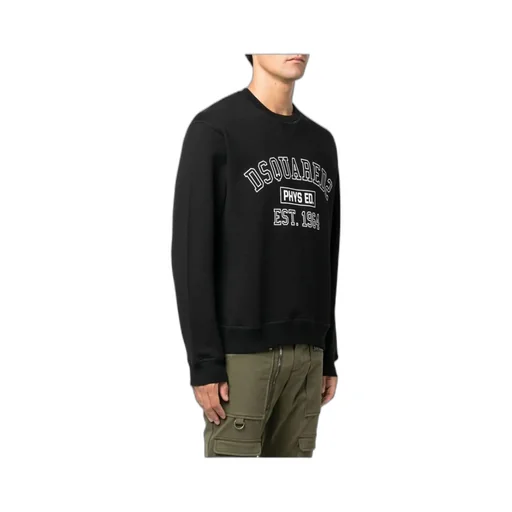 Logo-Print Crew Neck Sweatshirt