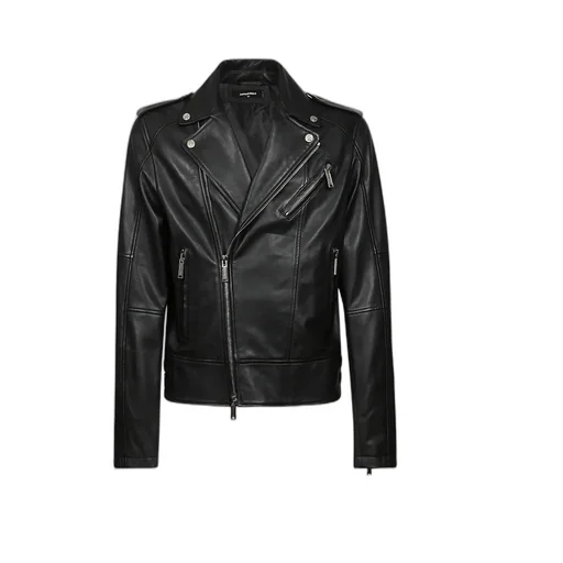 Zipped Biker Jacket