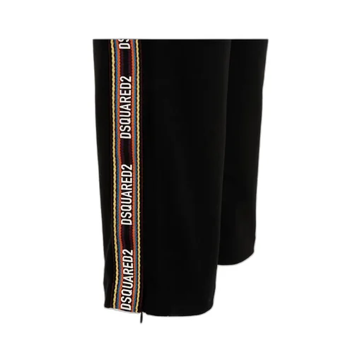 Logo-Tape Elasticated Waist Track Pants