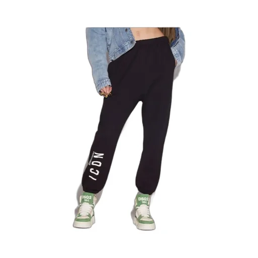 Logo-Printed Elasticated Waistband Track Pants