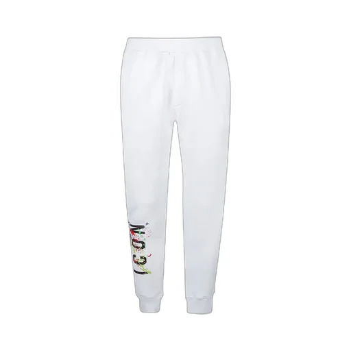 Icon-Print Detail Trousers