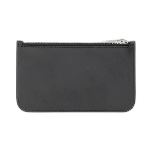 Logo Plaque Zipped Wallet
