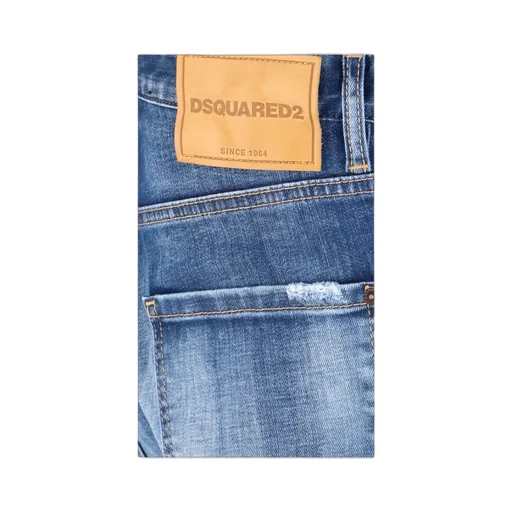 Distressed Straight-Leg Jeans