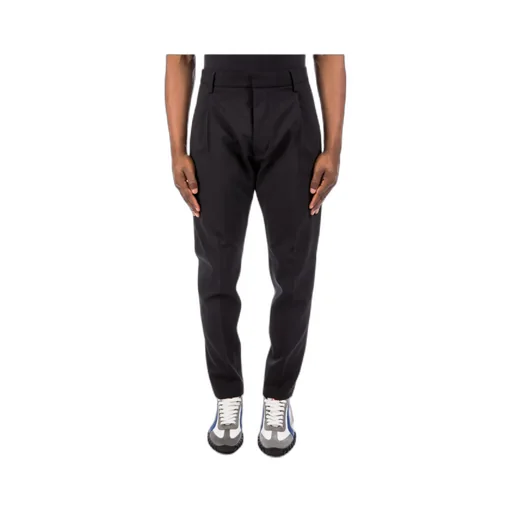 Logo Patch Slim-Cut Cropped Pants