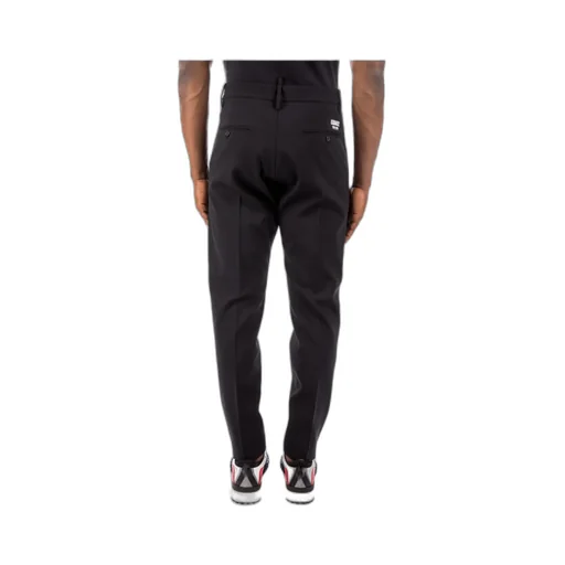 Logo Patch Slim-Cut Cropped Pants