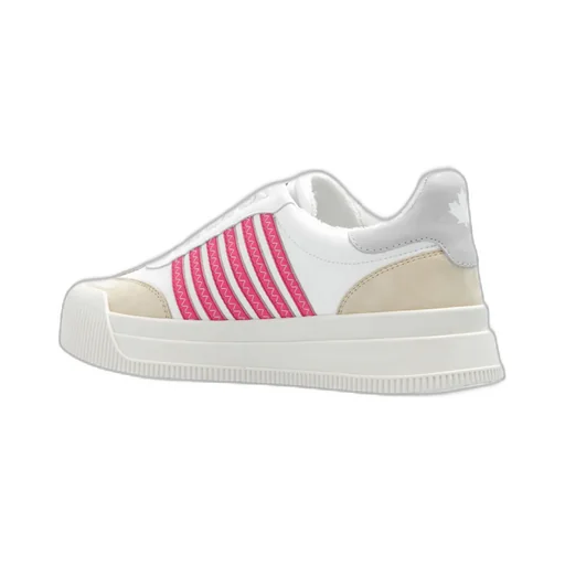 Striped Round Toe Sneakers