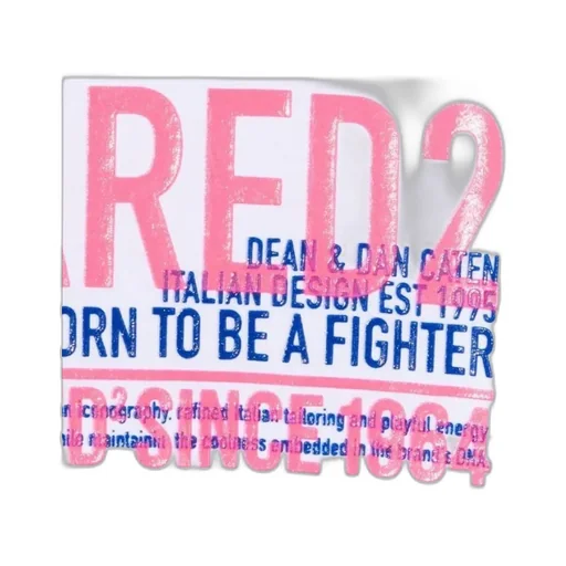 Logo Slogan Cotton T-Shirt
