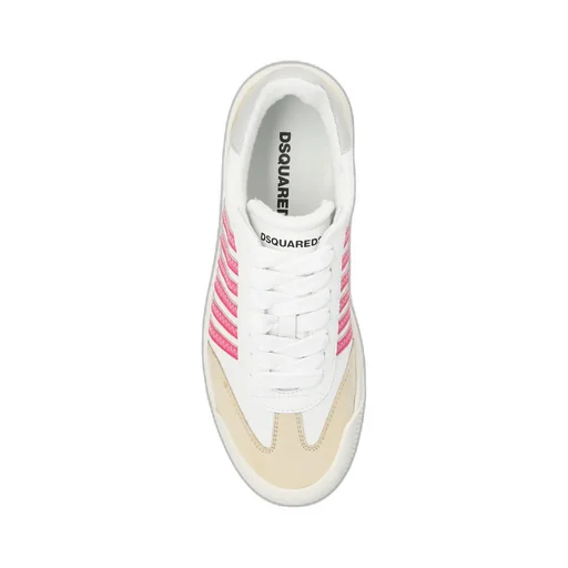Striped Round Toe Sneakers