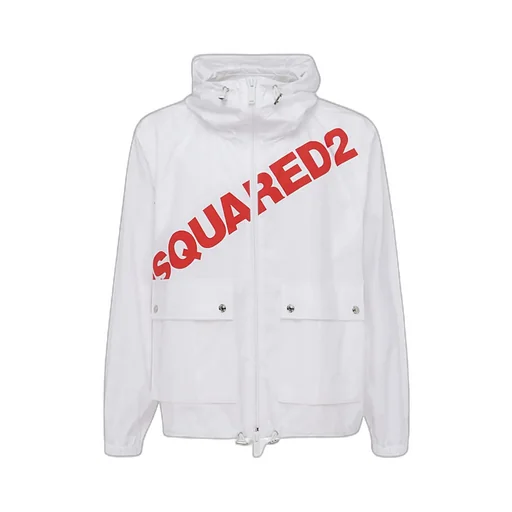 Logo Printed Zipped Jacket