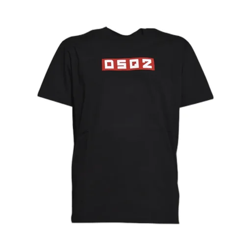 D2 Logo Patch Crewneck T-Shirt