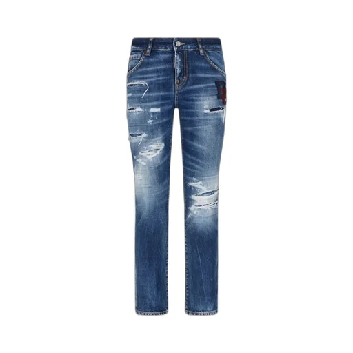 Distressed Cropped Jeans