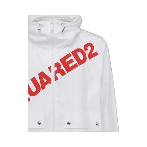 Logo Printed Zipped Jacket