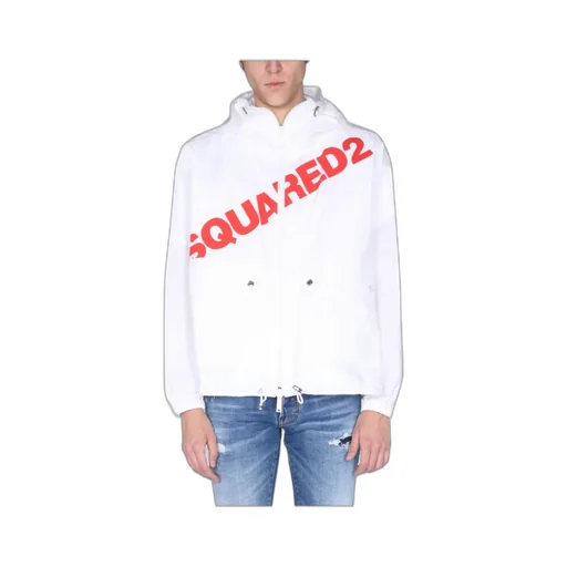 Logo Printed Zipped Jacket