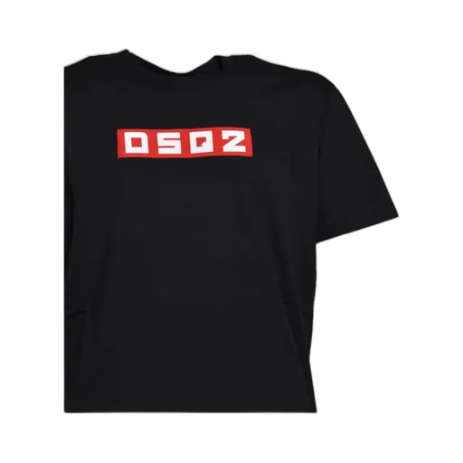 D2 Logo Patch Crewneck T-Shirt