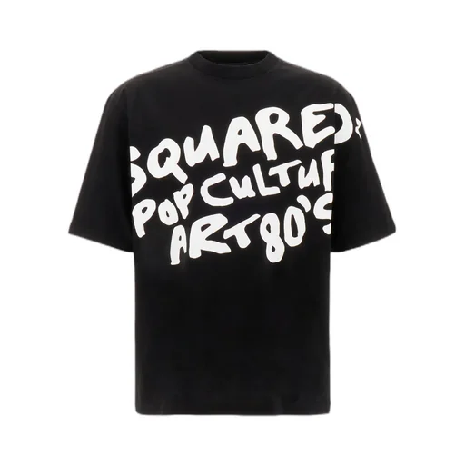 Slogan-Printed Crewneck T-Shirt