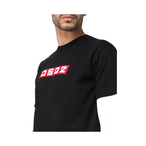 D2 Logo Patch Crewneck T-Shirt